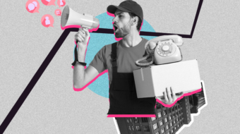 social-media-concept-composition